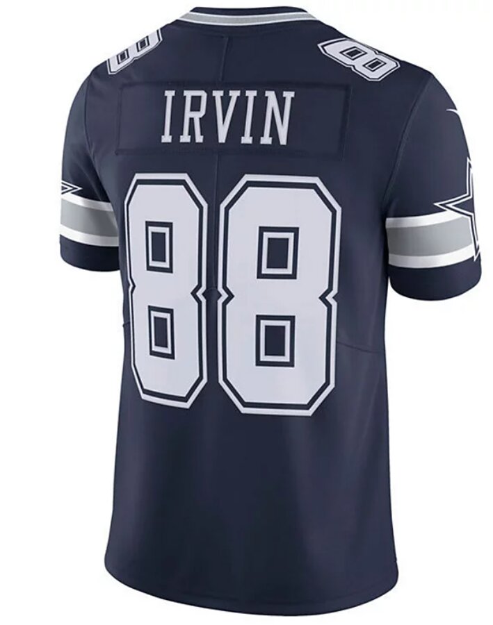 Men Dallas Cowboys #88 Irvin dark blue 2024 Nike NFL Game Jersey